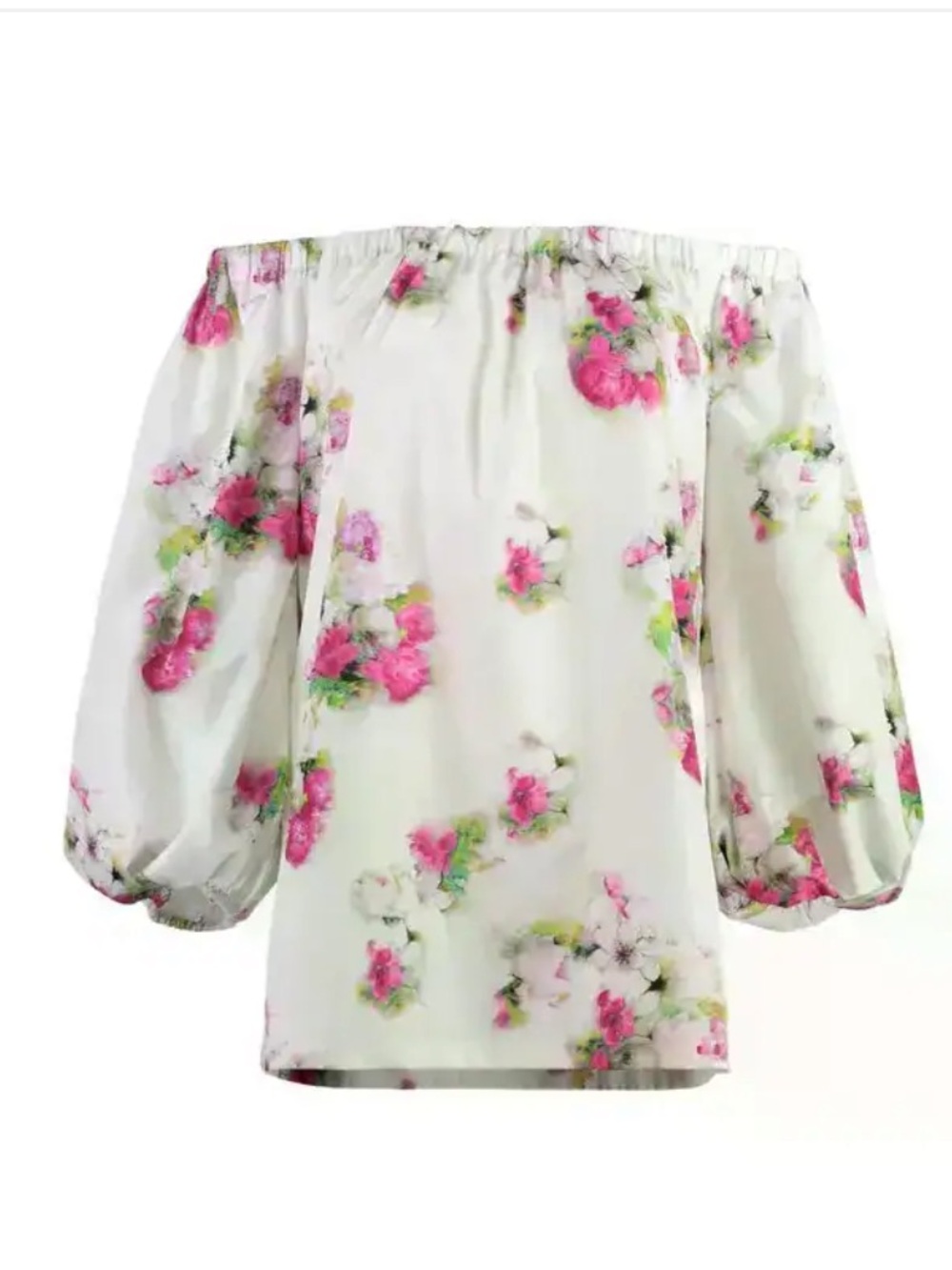 MAX MARA
Floral-Print Balloon-Sleeve Blouse